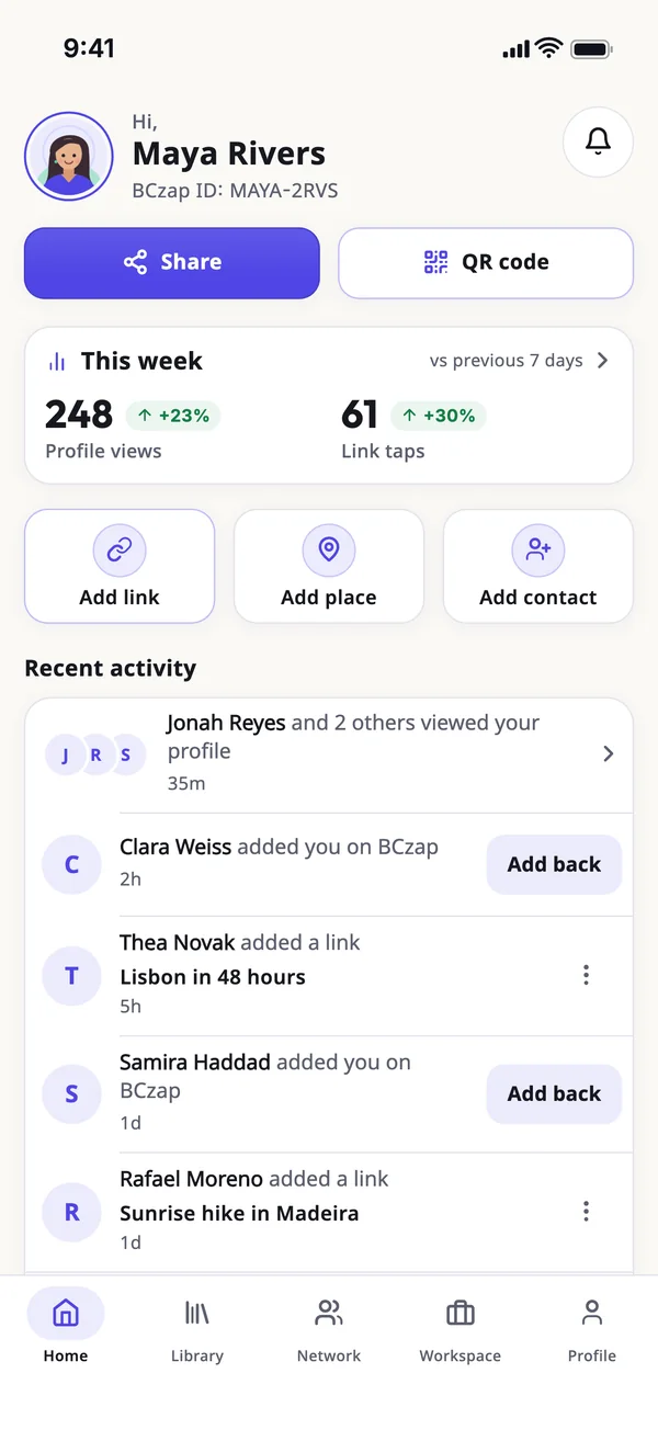 See who viewed your profile