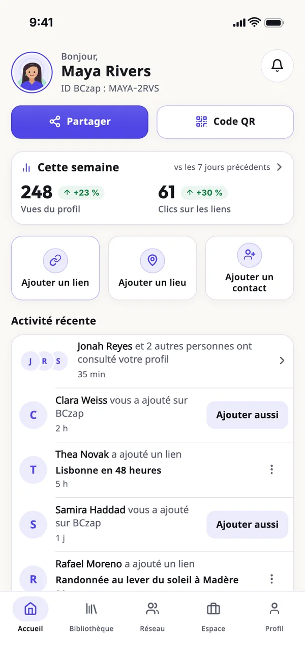 Voyez qui consulte votre profil
